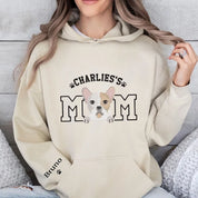 Custom Embroidery|Portrait|Dog Mom|Dog Dad|Sweatshirt with Pet Name