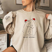 Custom Bear Families Sweatshirt and Hoodie for Christmas