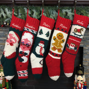 Personalized Handmade Wool Stockings