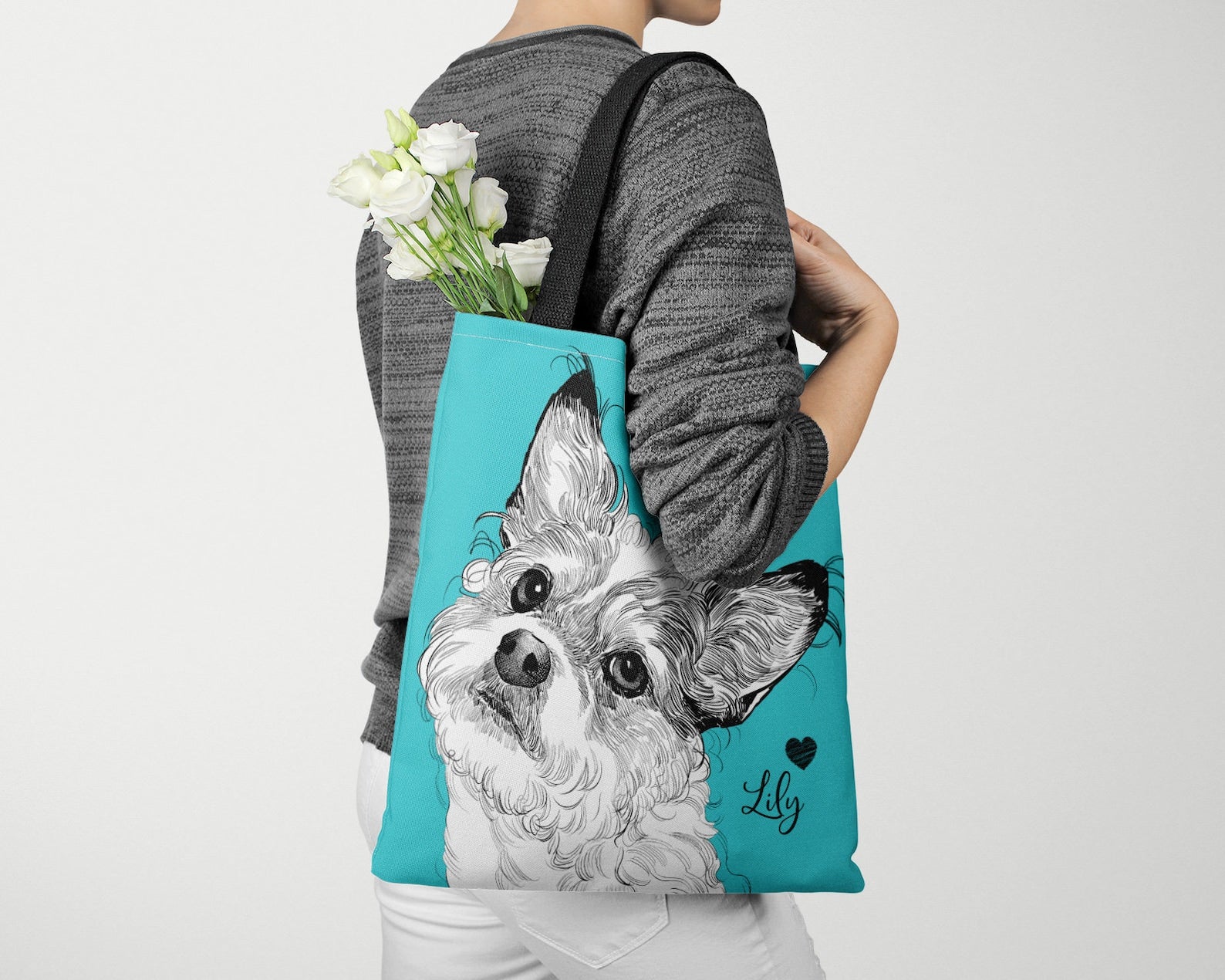 Dog Tote | Custom Dog Tote Bag | Personalized Dog Tote