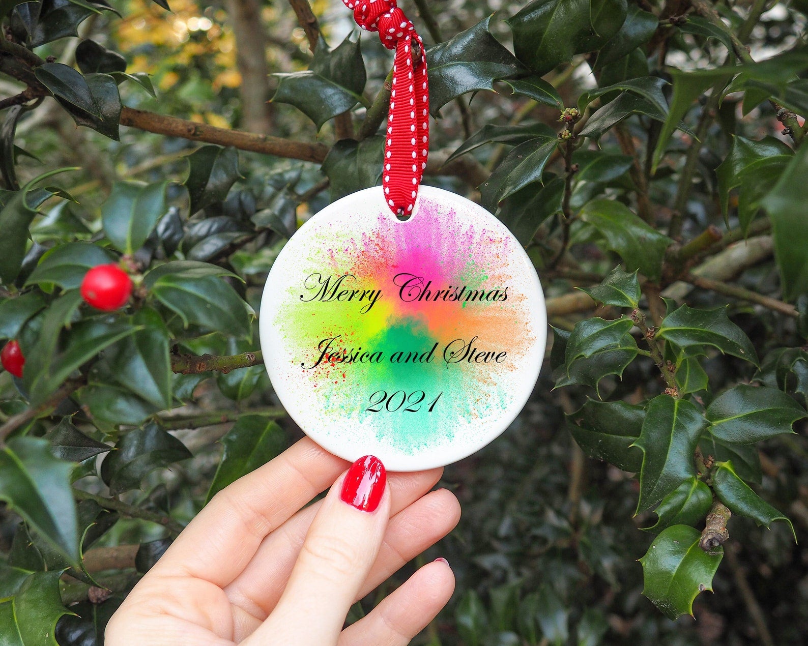 Couples decoration, Christmas tree ornament