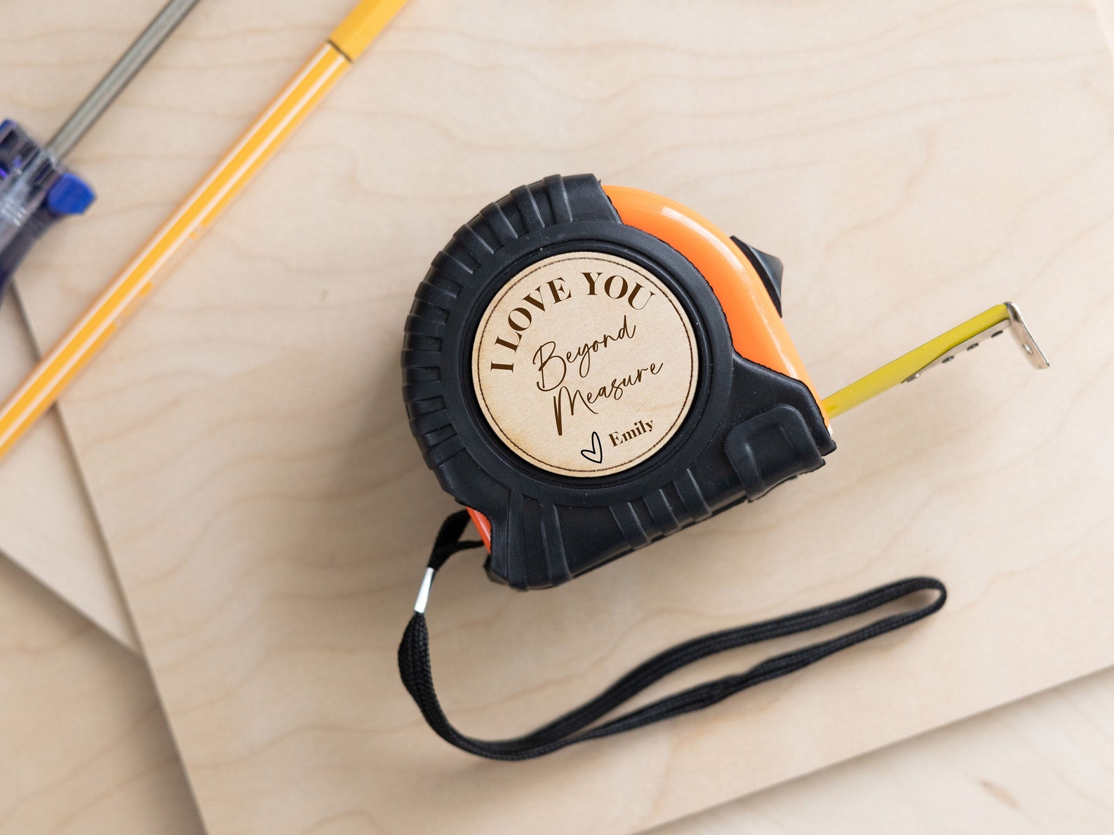 Tape Measure Personalized for Valentines Day or Anniversary Gift