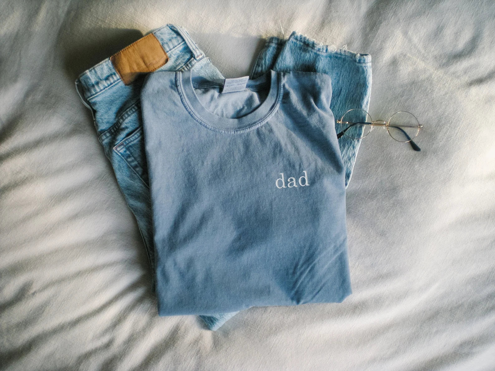 Embroidered dad shirt｜Father's Day gift｜Gift for new dad