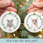 Custom Ornament Christmas Dog Ornament