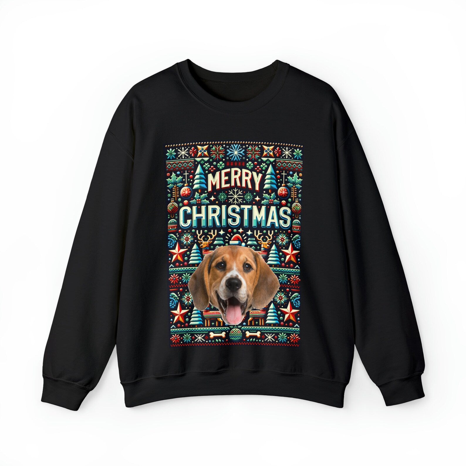 Custom Dog Ugly Christmas Sweater