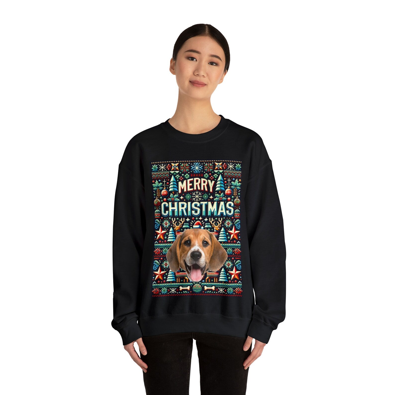 Custom Dog Ugly Christmas Sweater