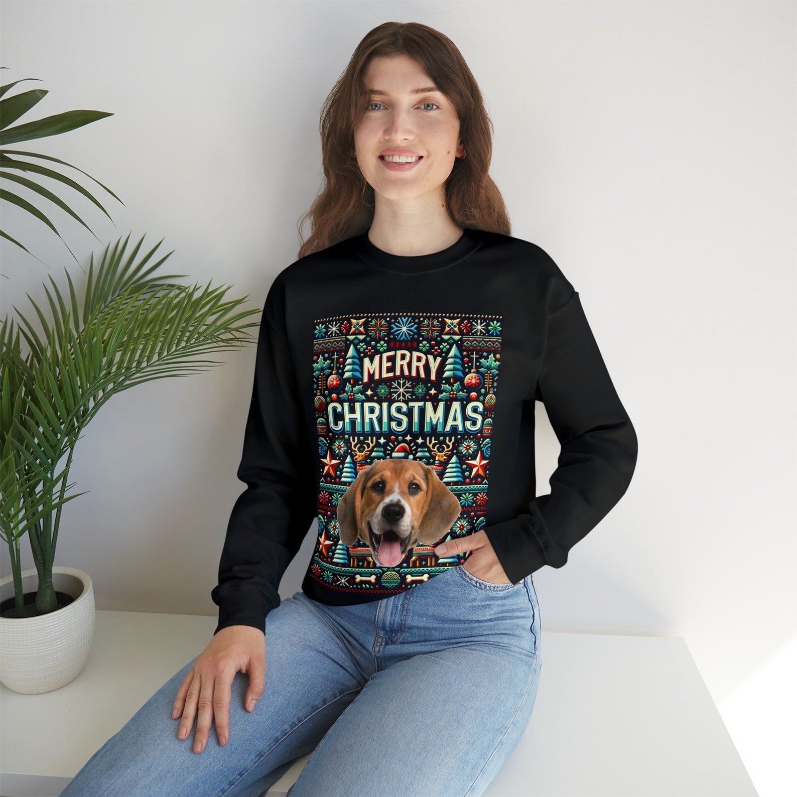 Custom Dog Ugly Christmas Sweater