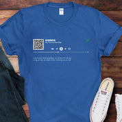 Custom Song Shirt with QR Code | Personalized Lyrics