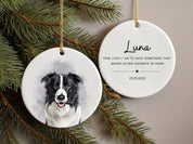 Personalized Pet Watercolor Ornament | Christmas Gift