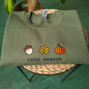 Fall Embroidered Sweatshirt | Cozy Season Sweatshirt