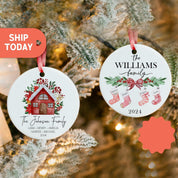 Personalized Family Christmas Ornament