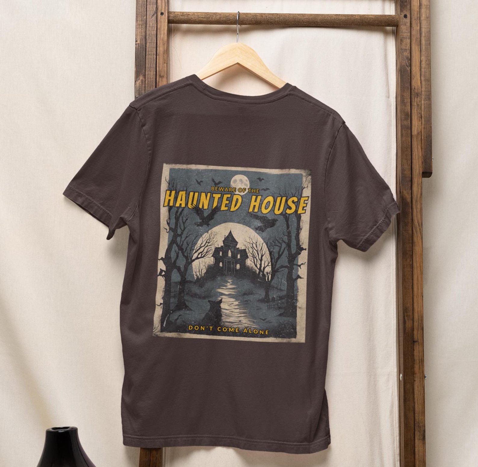 Haunted House Halloween T-Shirt | Halloween Scary T-Shirt