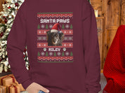 Kids Custom Photo Ugly Sweater | Dog Lover Christmas Shirt for Child