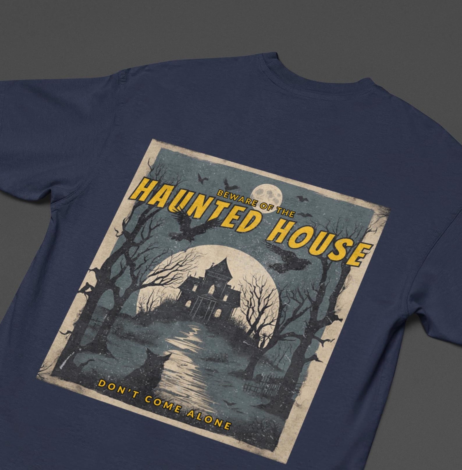 Haunted House Halloween T-Shirt | Halloween Scary T-Shirt