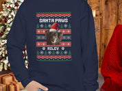 Kids Custom Photo Ugly Sweater | Dog Lover Christmas Shirt for Child