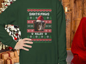 Kids Custom Photo Ugly Sweater | Dog Lover Christmas Shirt for Child