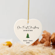 First Married Christmas Ornament | Wedding Gift