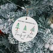 Our First Christmas Ornament Personalized Gift