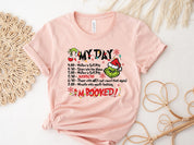 My Day I'm Booked Shirt | The Grinch Christmas Schedule Sweatshirt