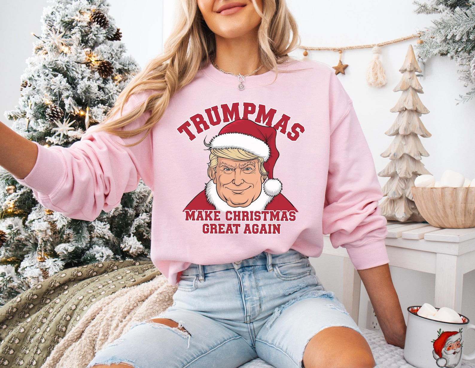 Trump Christmas Sweatshirt | Christmas Republican Shirt