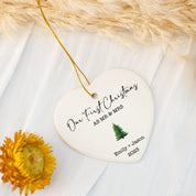 First Married Christmas Ornament | Wedding Gift