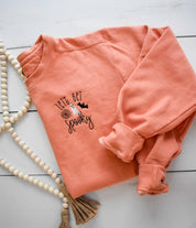 Let's Get Spooky Sweatshirt | Terracotta Comfort Colors Crew-neck