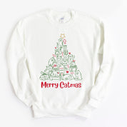 Merry Catmas Christmas tree jumper Unisex |Cat owner gift |Matching Family