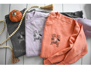 Let's Get Spooky Sweatshirt | Terracotta Comfort Colors Crew-neck