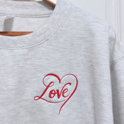 Love Embroidered Sweater | Valentine's Day Jumper | mum fashion