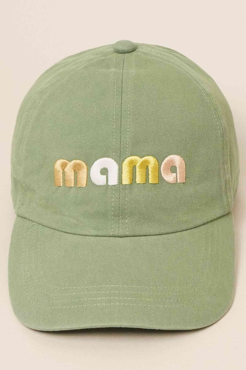 Mama Bestickte Mütze, personalisierte Baseballmütze 