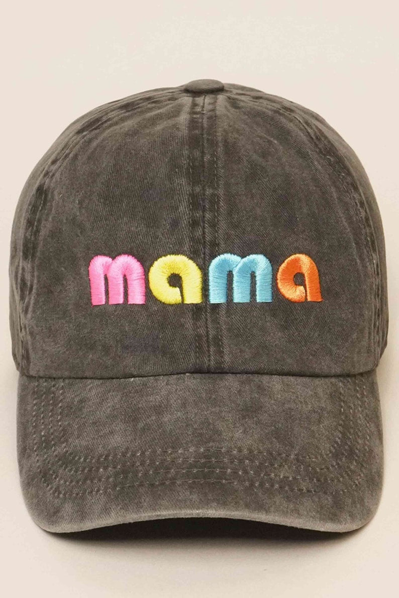 Mama Bestickte Mütze, personalisierte Baseballmütze 