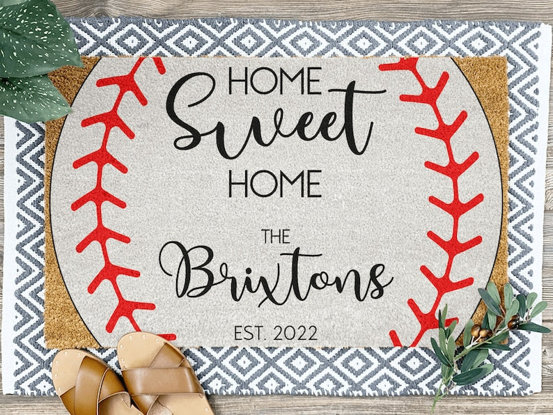 Home Sweet Home Welcome Mat, Housewarming Gift