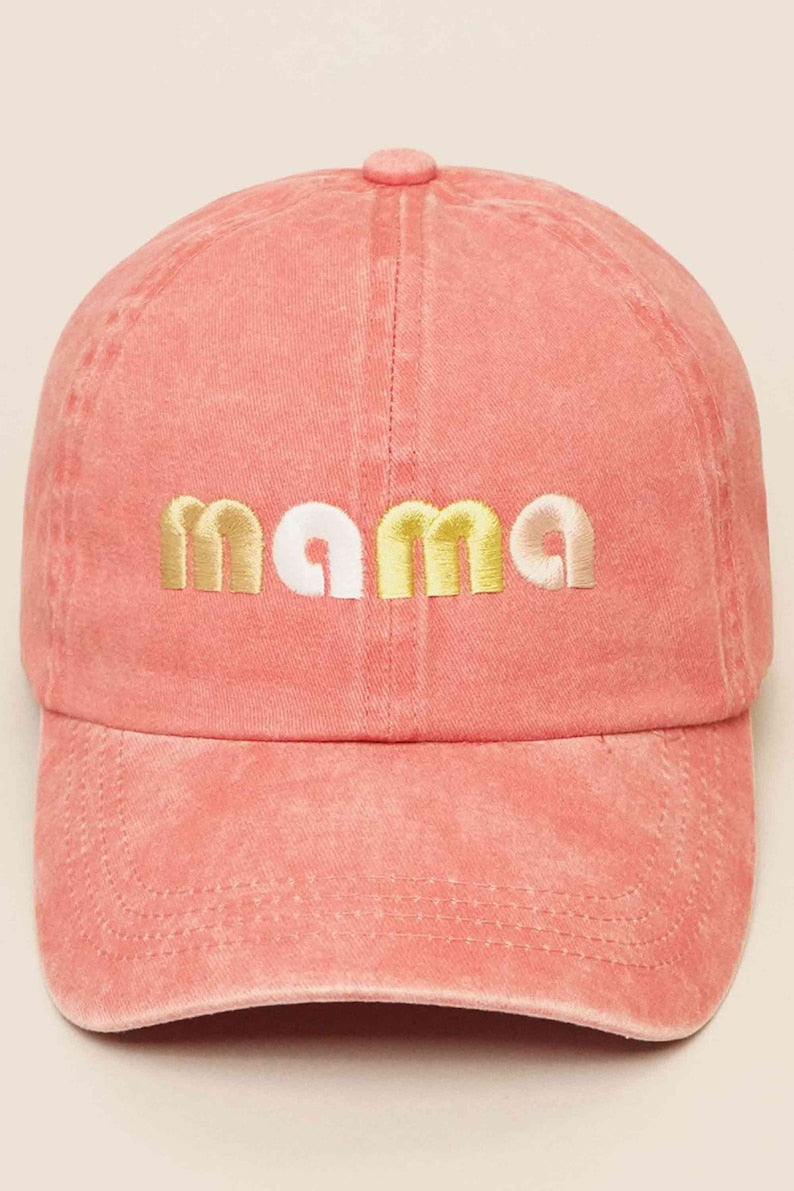 Mama Bestickte Mütze, personalisierte Baseballmütze 