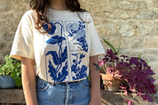 Blue Flowers T shirt