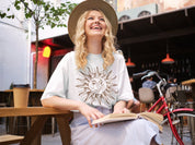 Vintage Aesthetic Sun Moon Tshirt • 60s 70s 80s Style shirt