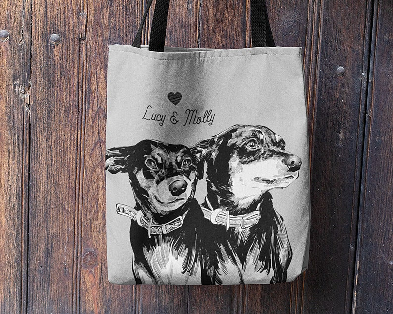 Dog Tote | Custom Dog Tote Bag | Personalized Dog Tote