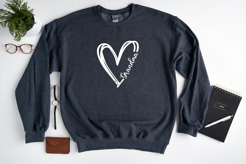 Custom Heart Line Sweatshirt Hoodie