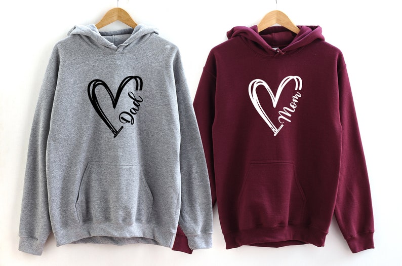 Custom Heart Line Sweatshirt Hoodie