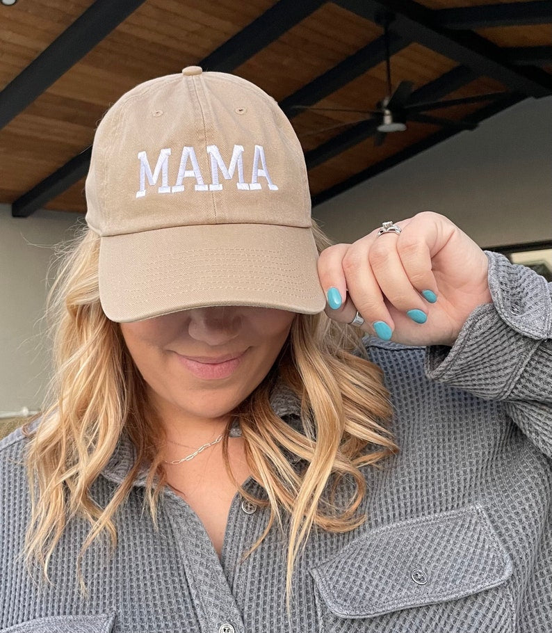 Mom/Mama Hat, Dad Hat, Embroidery, Baseball Hat