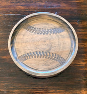 Baseball Desk Valet Key Tray