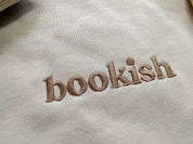 Bookish Embroidered Sweatshirt｜Reading Sweatshirt｜Book Readers Gift