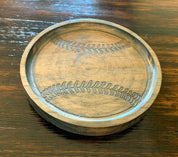 Baseball Desk Valet Key Tray