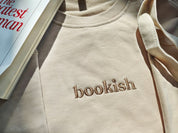 Bookish Embroidered Sweatshirt｜Reading Sweatshirt｜Book Readers Gift