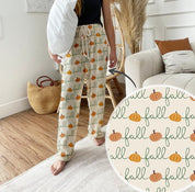 Boho Autumn | Fall Pumpkin | Pajama pants winter