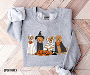 Golden Retriever Ghost Dogs sweatshirt, Halloween Dog Sweatshirt, Halloween Sweatshirt