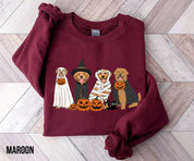 Golden Retriever Ghost Dogs sweatshirt, Halloween Dog Sweatshirt, Halloween Sweatshirt