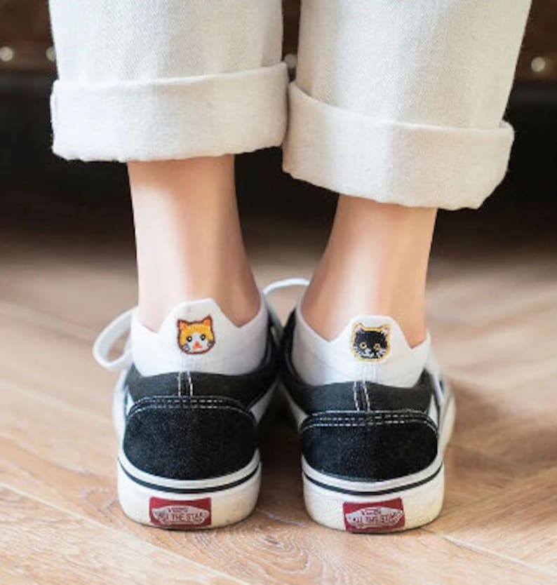 Cute Cat Socks For Women | Cat Lover Gift | Cat Socks | Ankle Socks