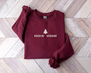 Christmas Embroidery Sweatshirt | Christmas Gift