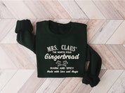 Embroidered Gingerbread Sweatshirt|Christmas Sweatshirts For Women