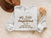 Embroidered Gingerbread Sweatshirt|Christmas Sweatshirts For Women